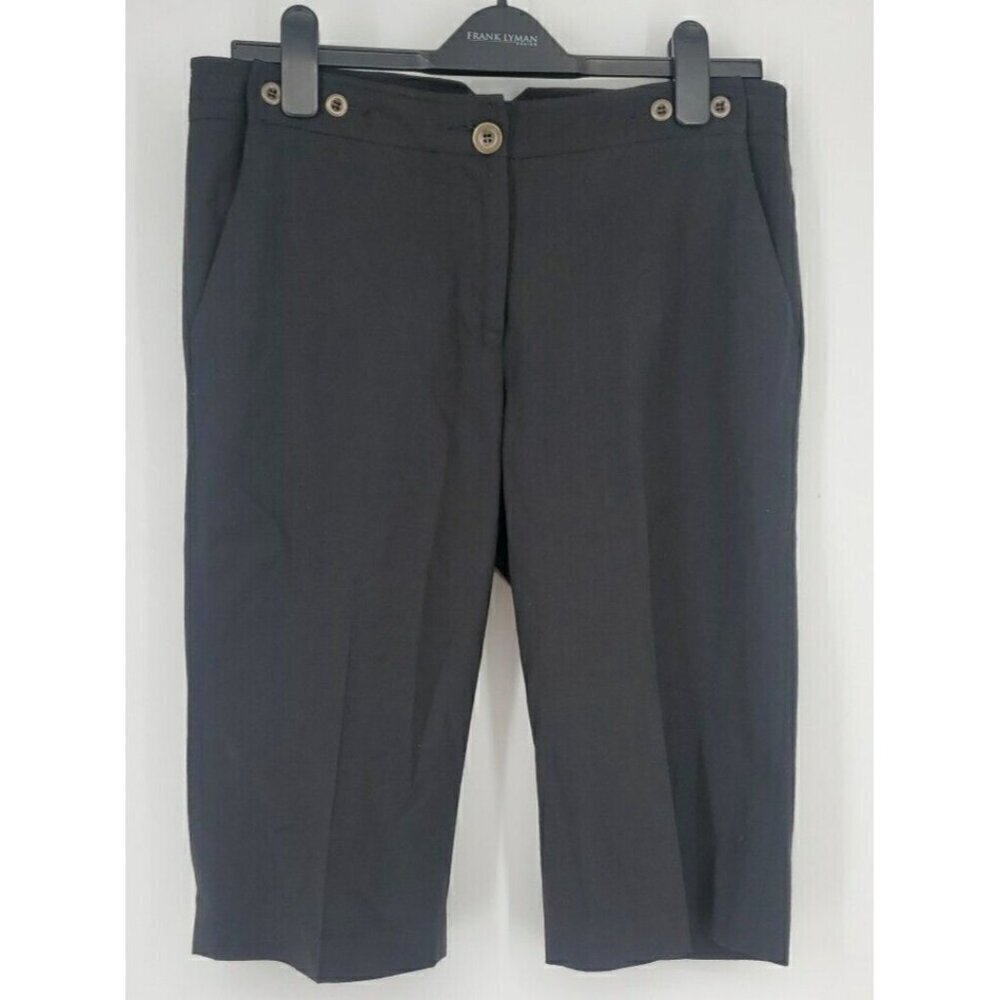 Grayson Womens Wellsey Wool Blend Lined Bermuda Dress Shorts Size 6